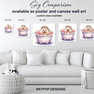 Hedgehog Bathtub Art