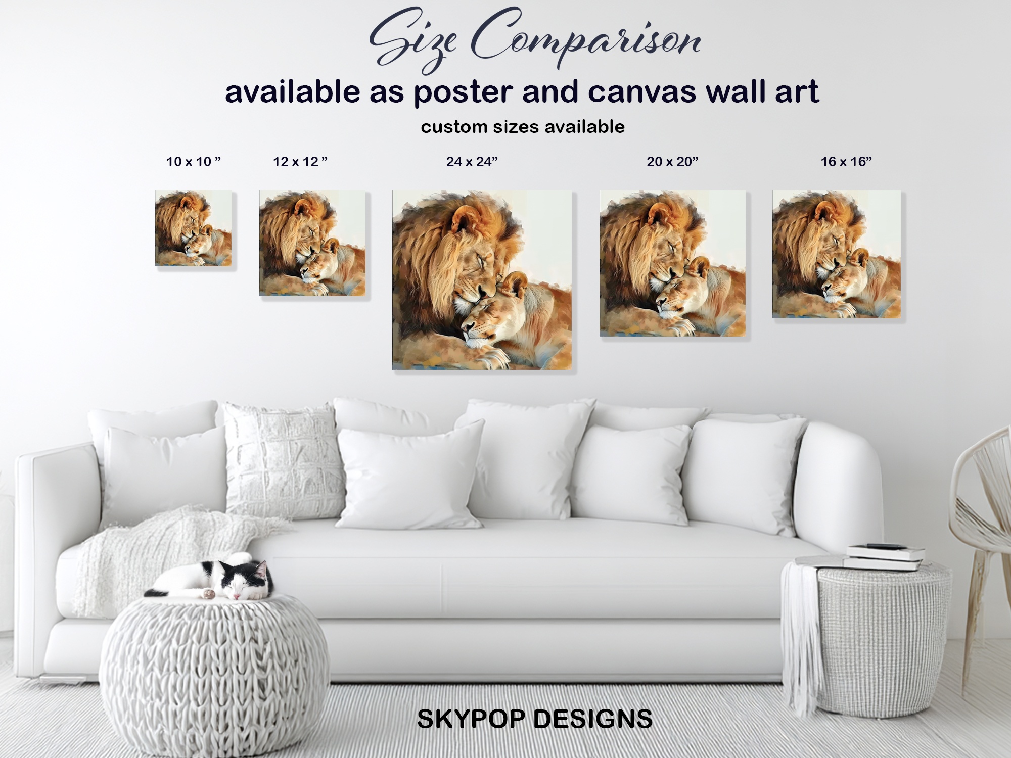 7.jpg Lion Embrace Art