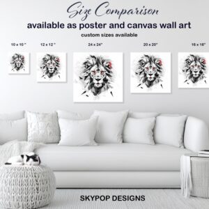 Lion's Gaze Art