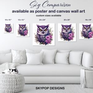 Owl Floral Art