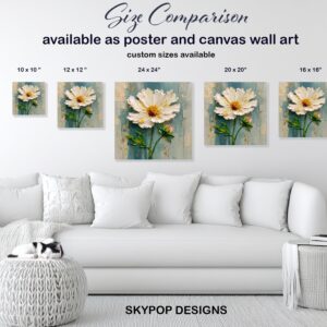 White Daisy Art