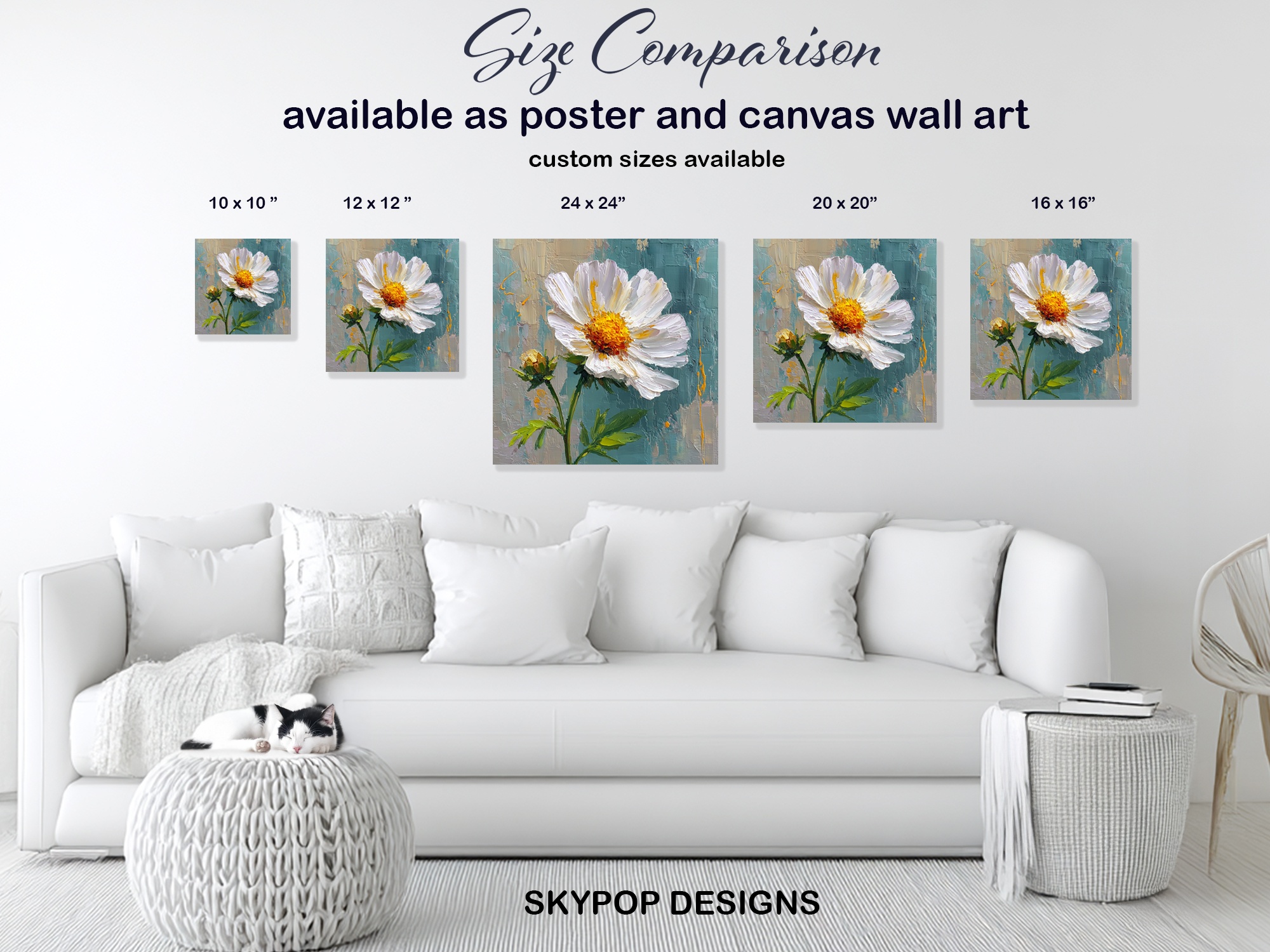 7.jpg White Daisy Bloom Art
