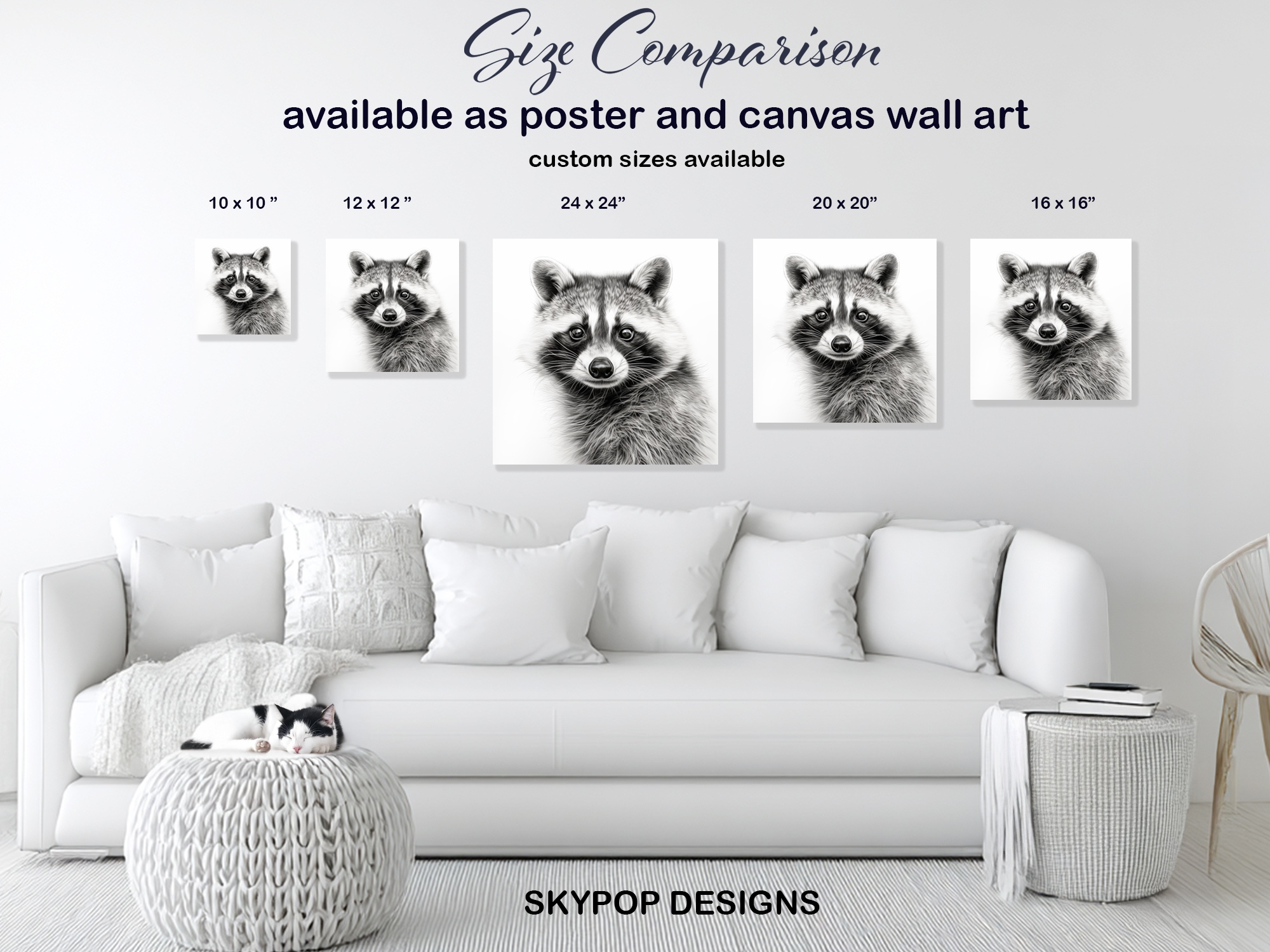 7.jpg Raccoon Art