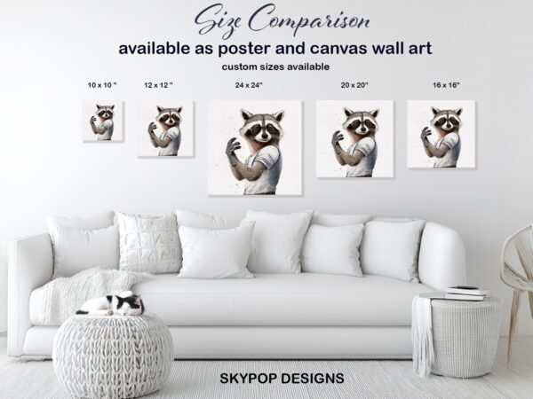 Raccoon Art