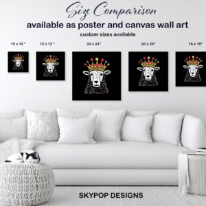 Crowned Sheep Art