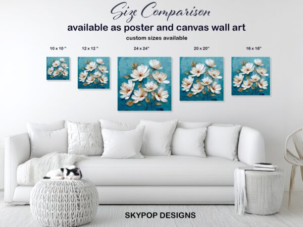 White Flowers Art