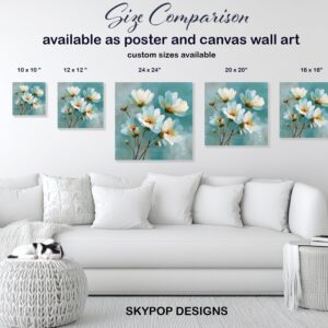 White Flowers Art