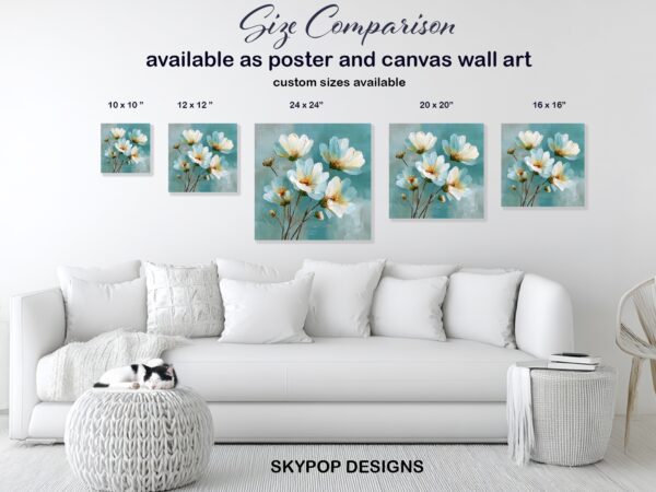 White Flowers Art