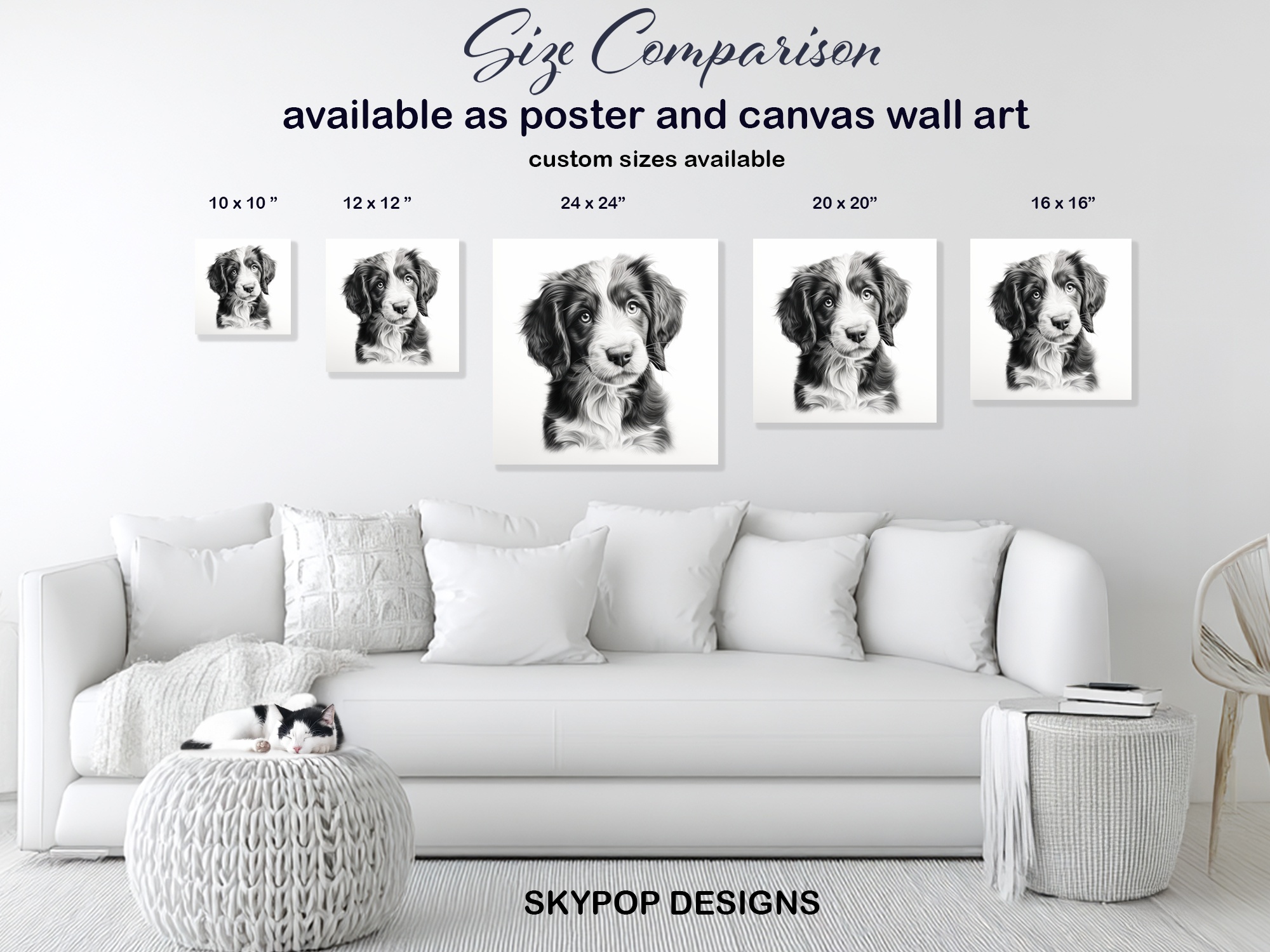 7.jpg Border Collie Puppy Art