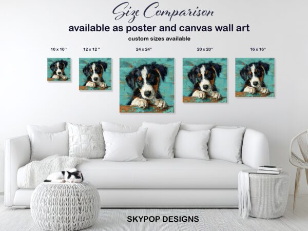 Bernese Mountain Dog Puppy Art