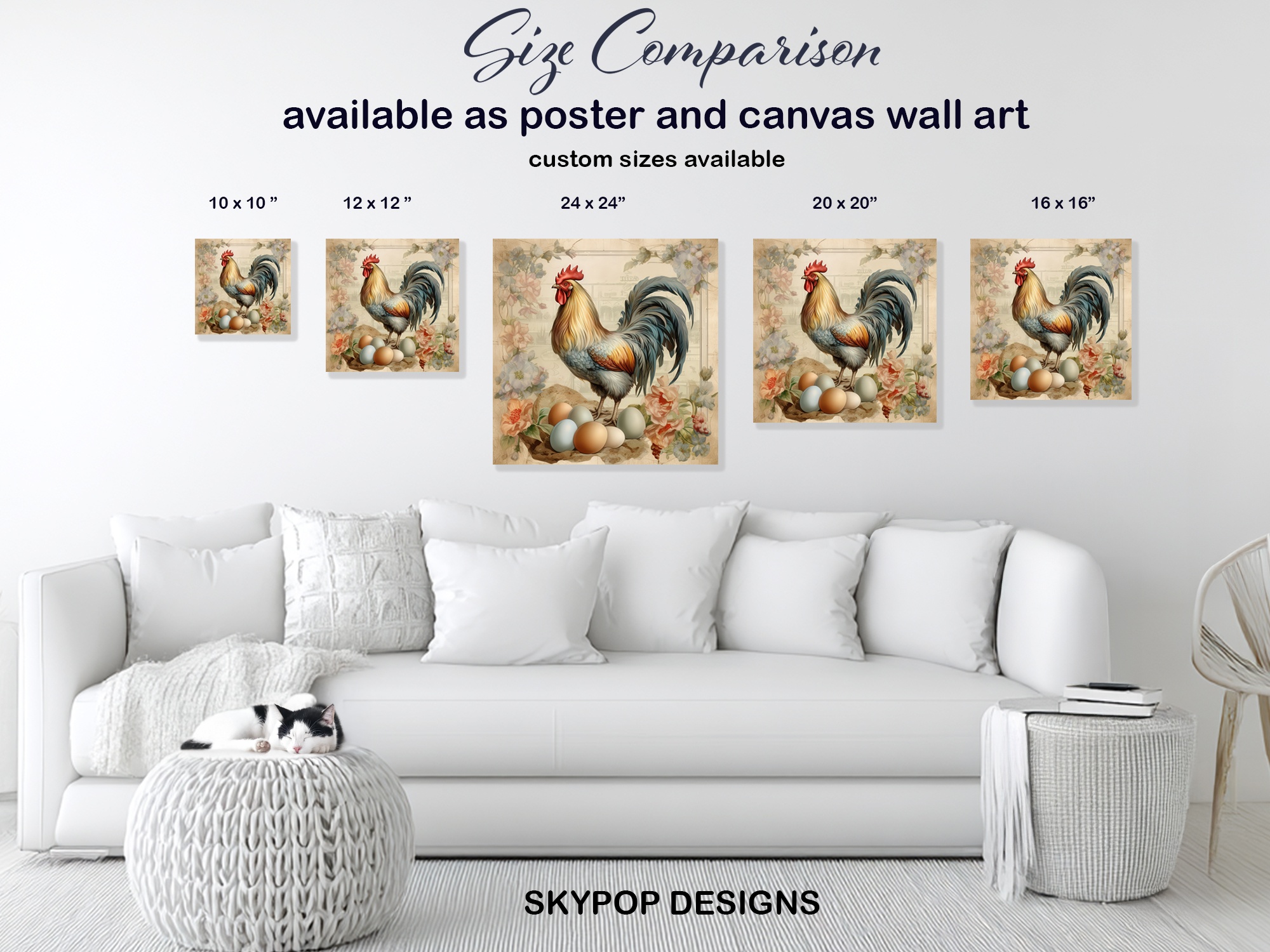 7.jpg Rooster Eggs Art