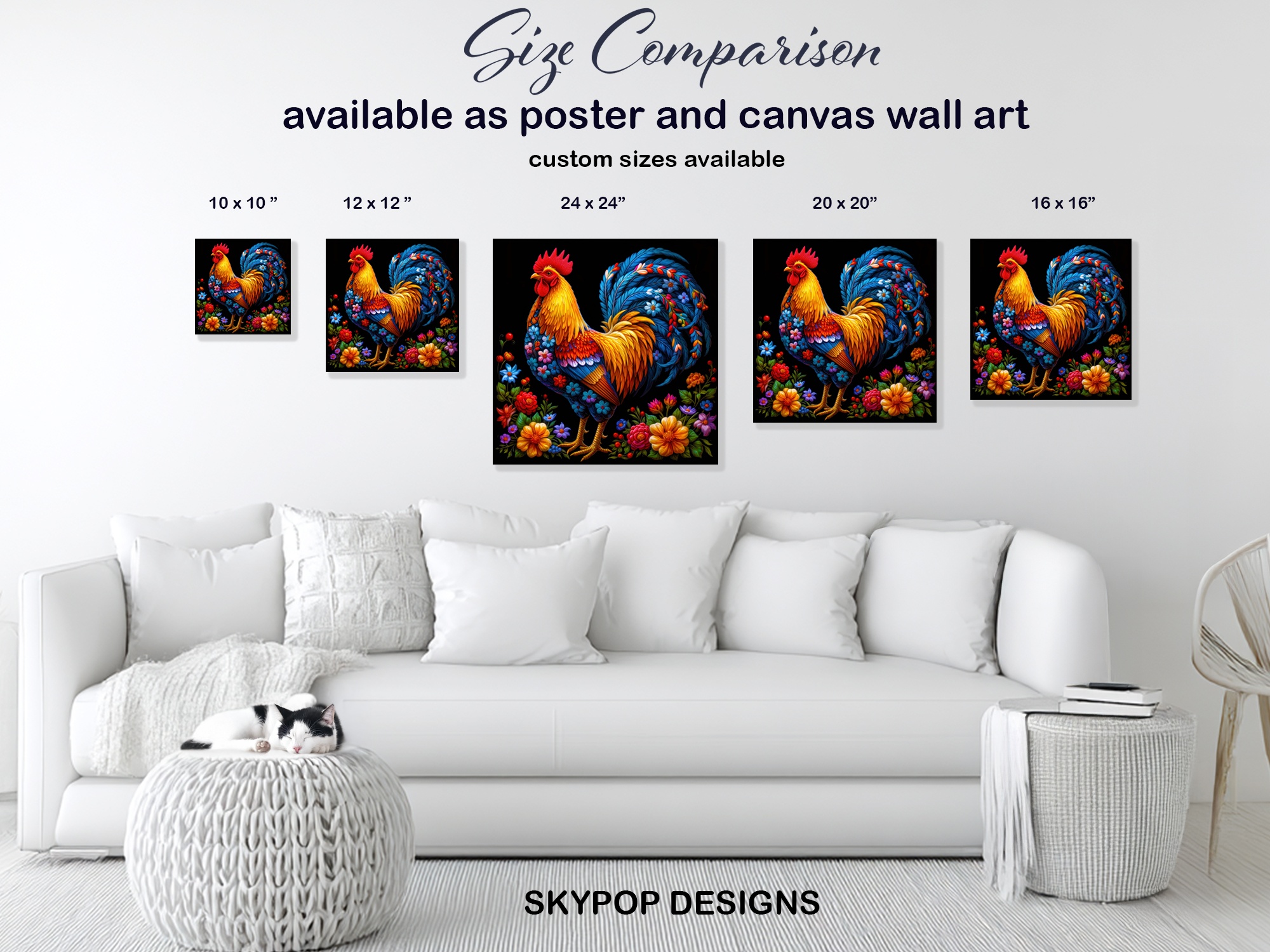 7.jpg Rooster Art
