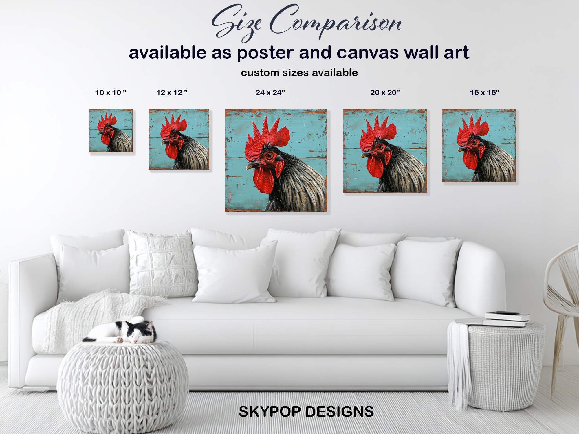 7.jpg Rooster Art