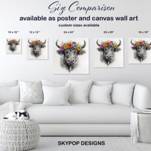 Highland Cow Art