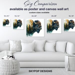 Bison Wilderness Art