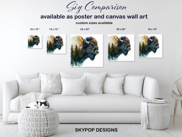 Bison Wilderness Art