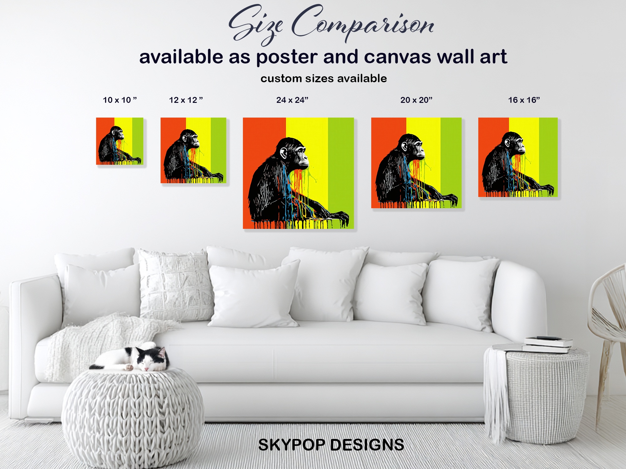 7.jpg Chimpanzee Art