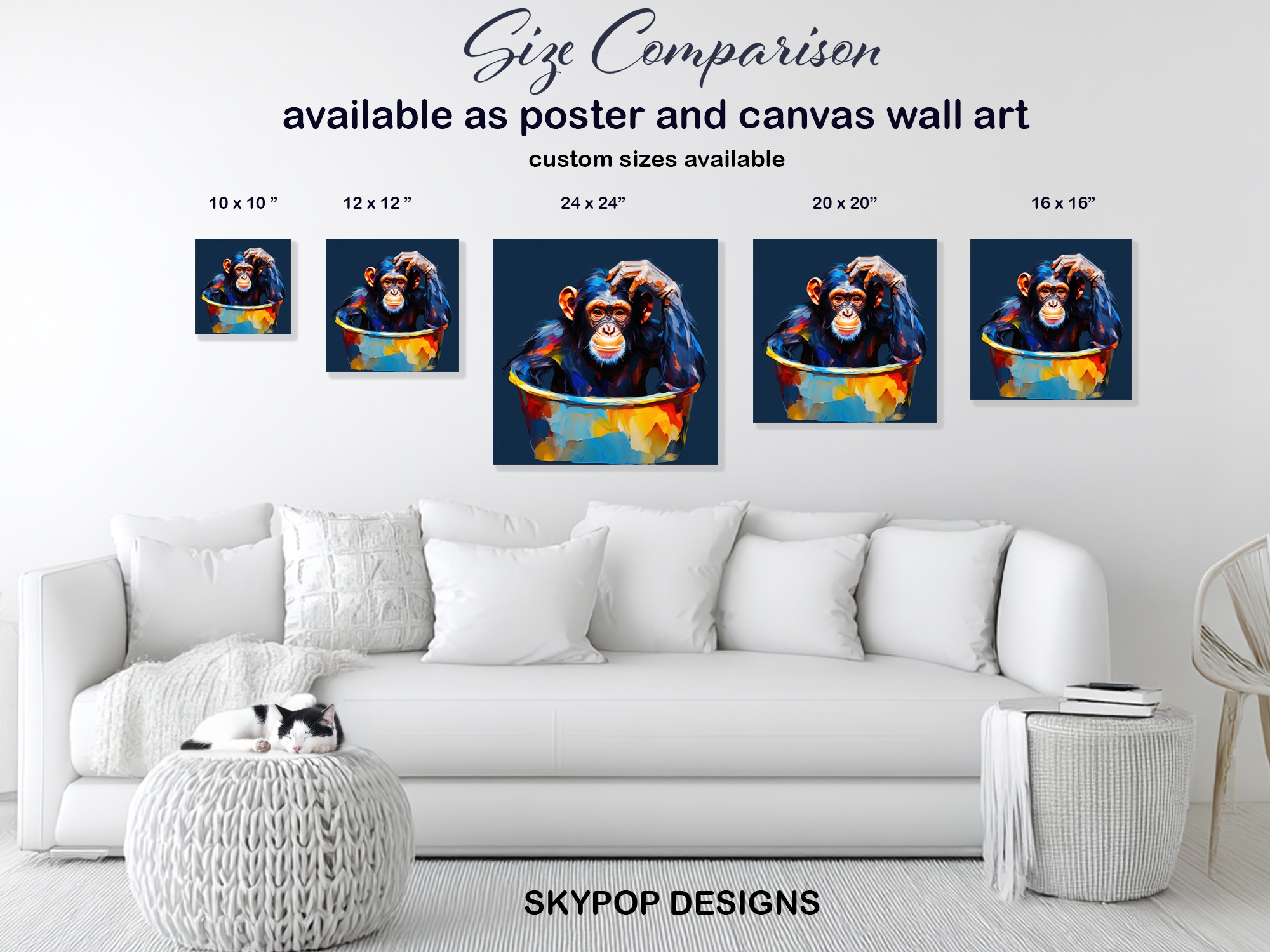7.jpg Chimpanzee Art