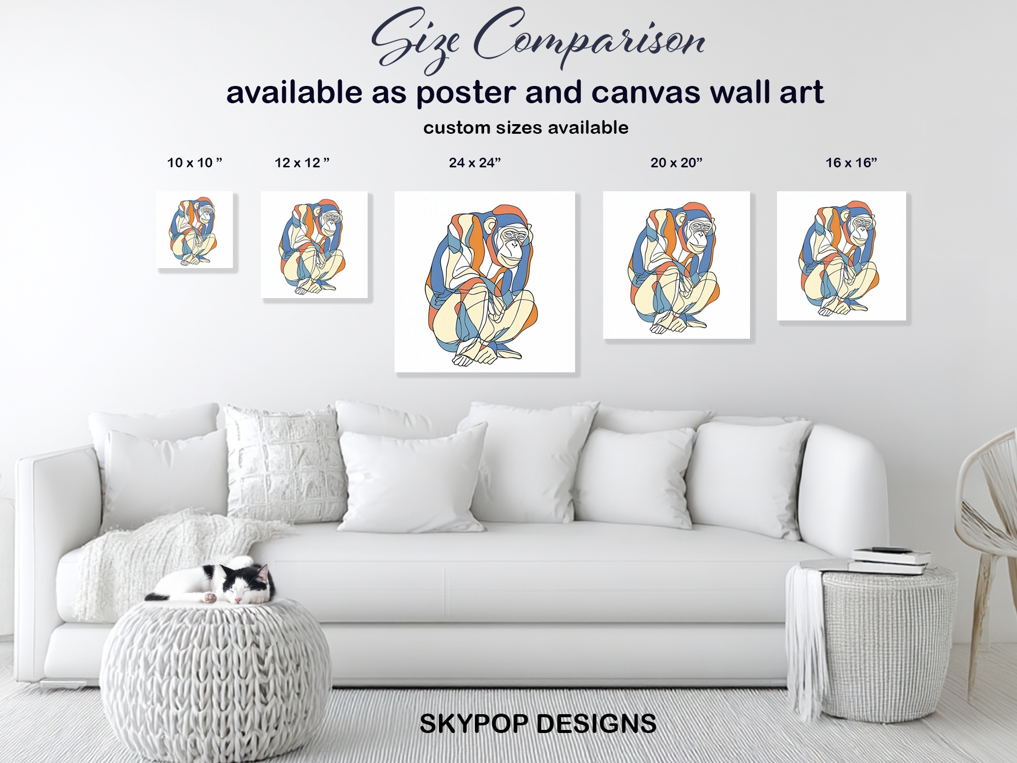 7.jpg Chimpanzee Art