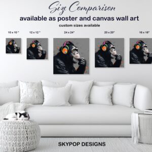 Chimpanzee DJ Art