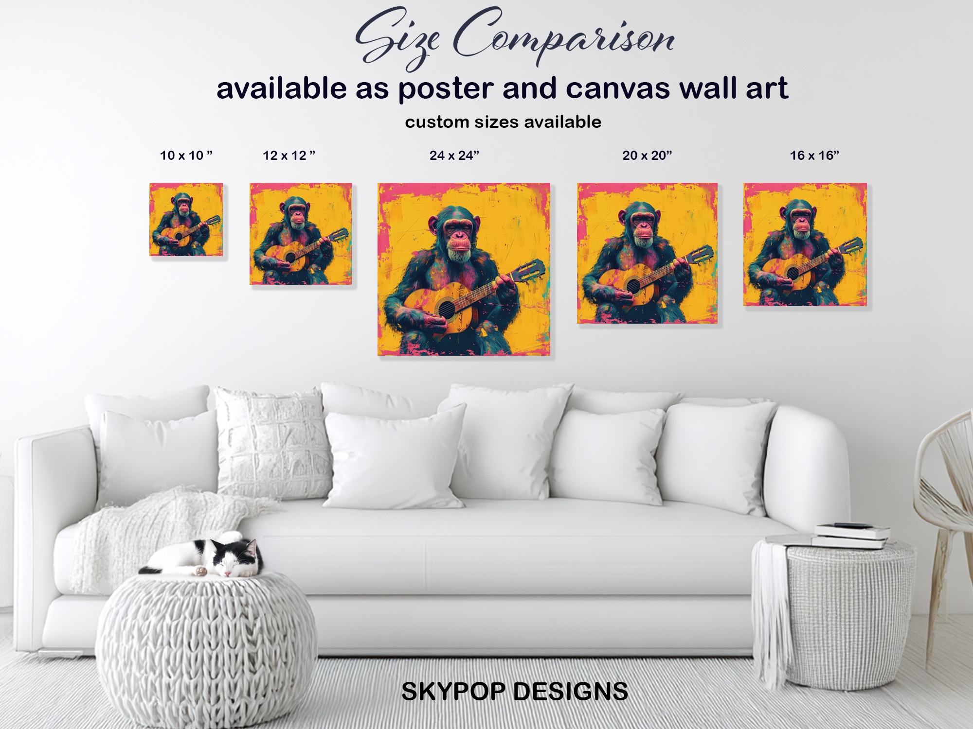 7.jpg Chimpanzee Jam Session Art