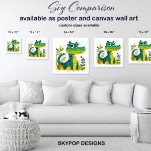 Friendly Crocodile Art