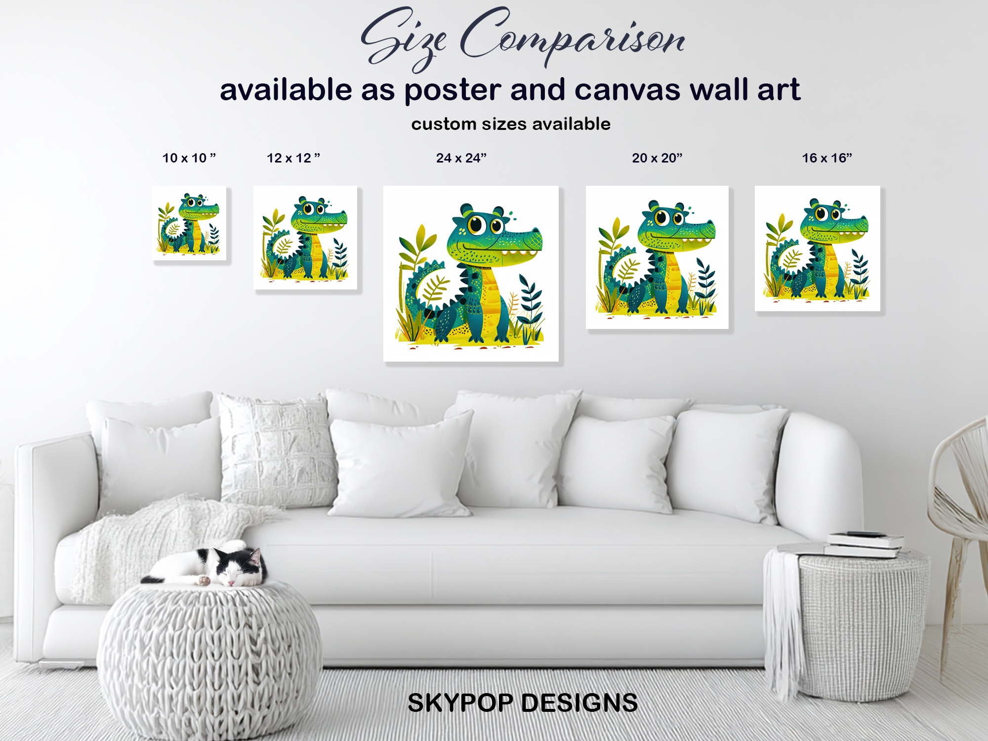 7.jpg Friendly Crocodile Art