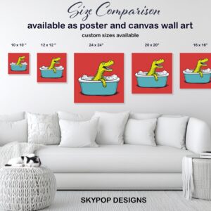 Crocodile Bath Art