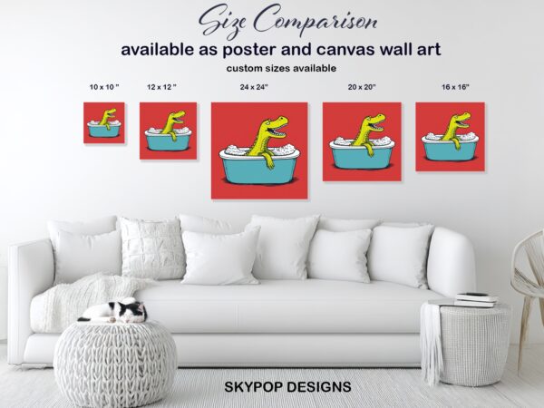 Crocodile Bath Art