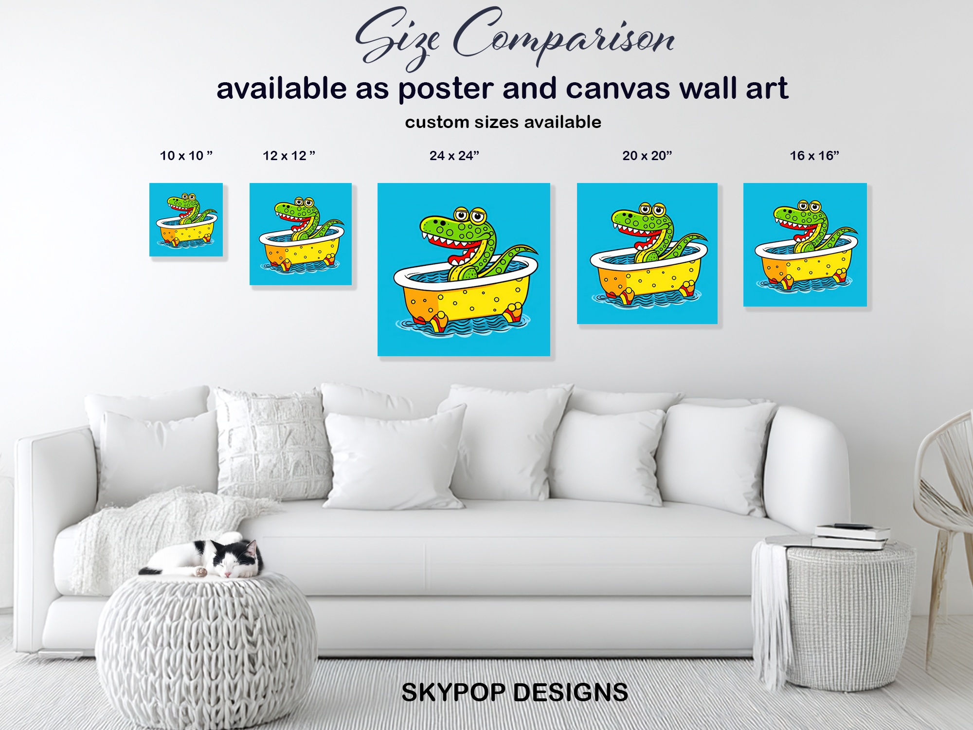 7.jpg Crocodile Bath Art
