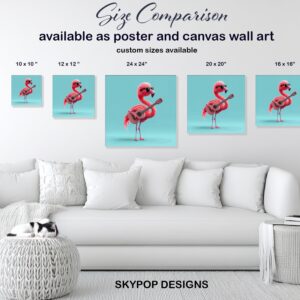 Flamingo Jam Session Art