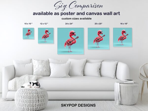 Flamingo Jam Session Art