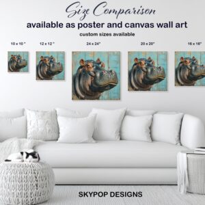 Hippopotamus Art