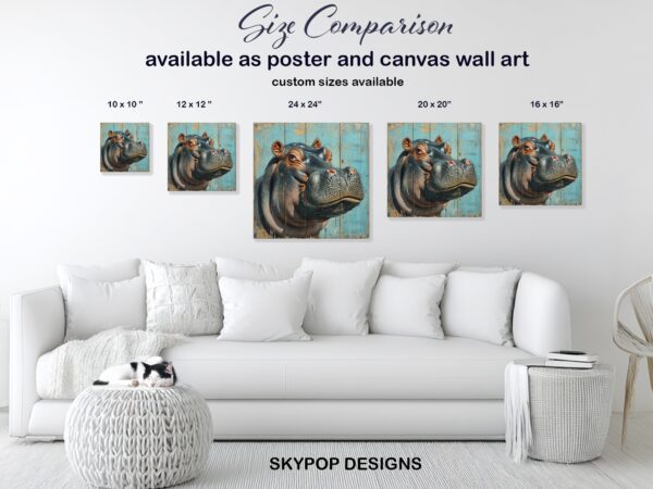 Hippopotamus Art