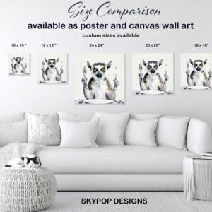 Lemur Dining Art