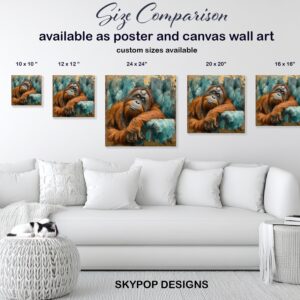 Orangutan Portrait Art
