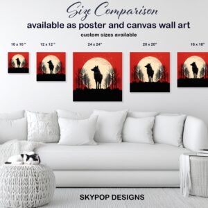Wolf Moon Art