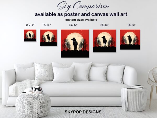 Wolf Moon Art