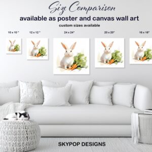 Bunny and Carrots Art