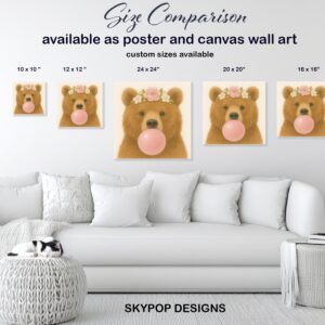 Bear Bubble Gum Art
