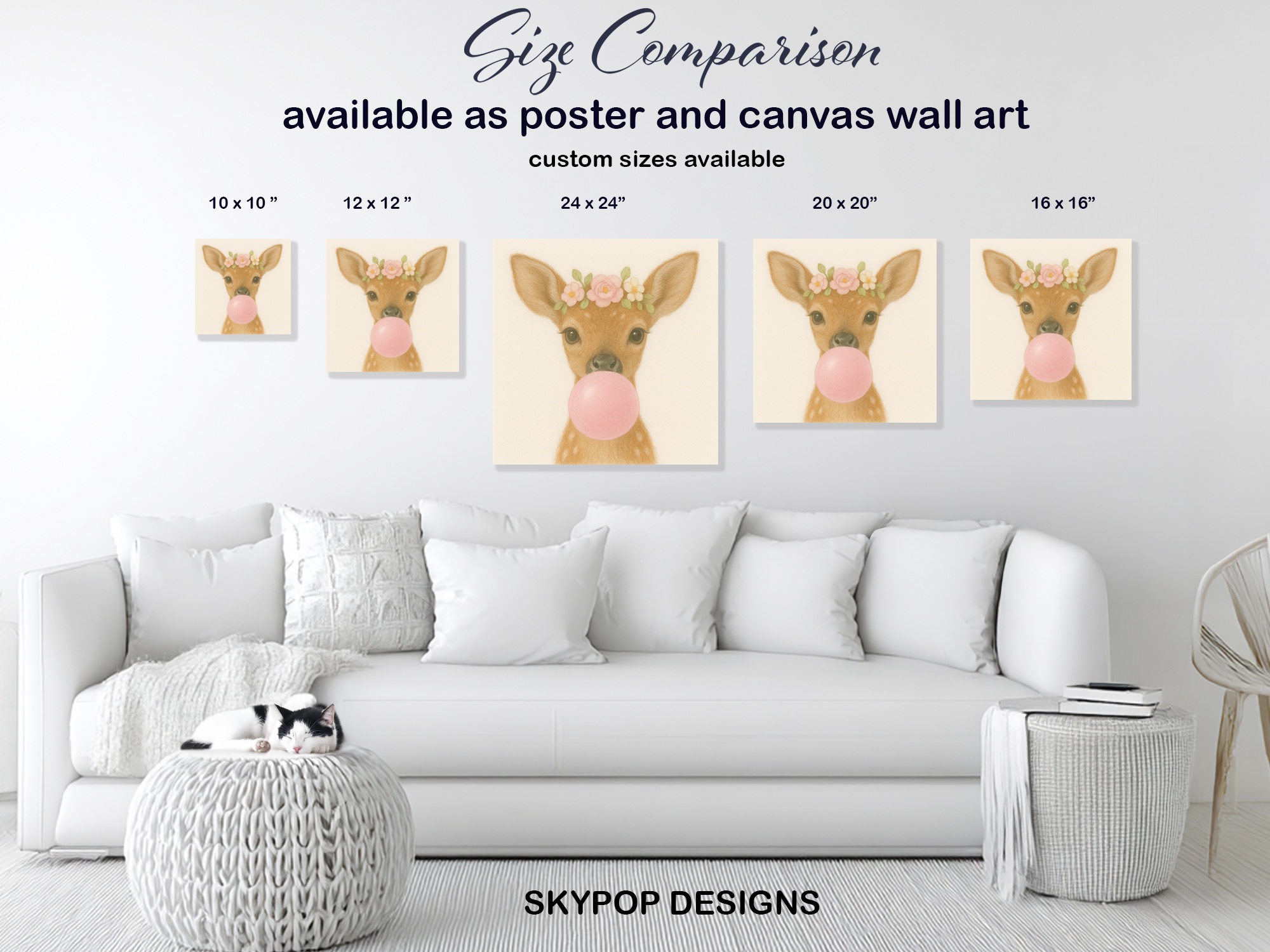 7.jpg Deer Bubblegum Art