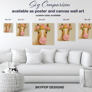 Horse Bubble Gum Art