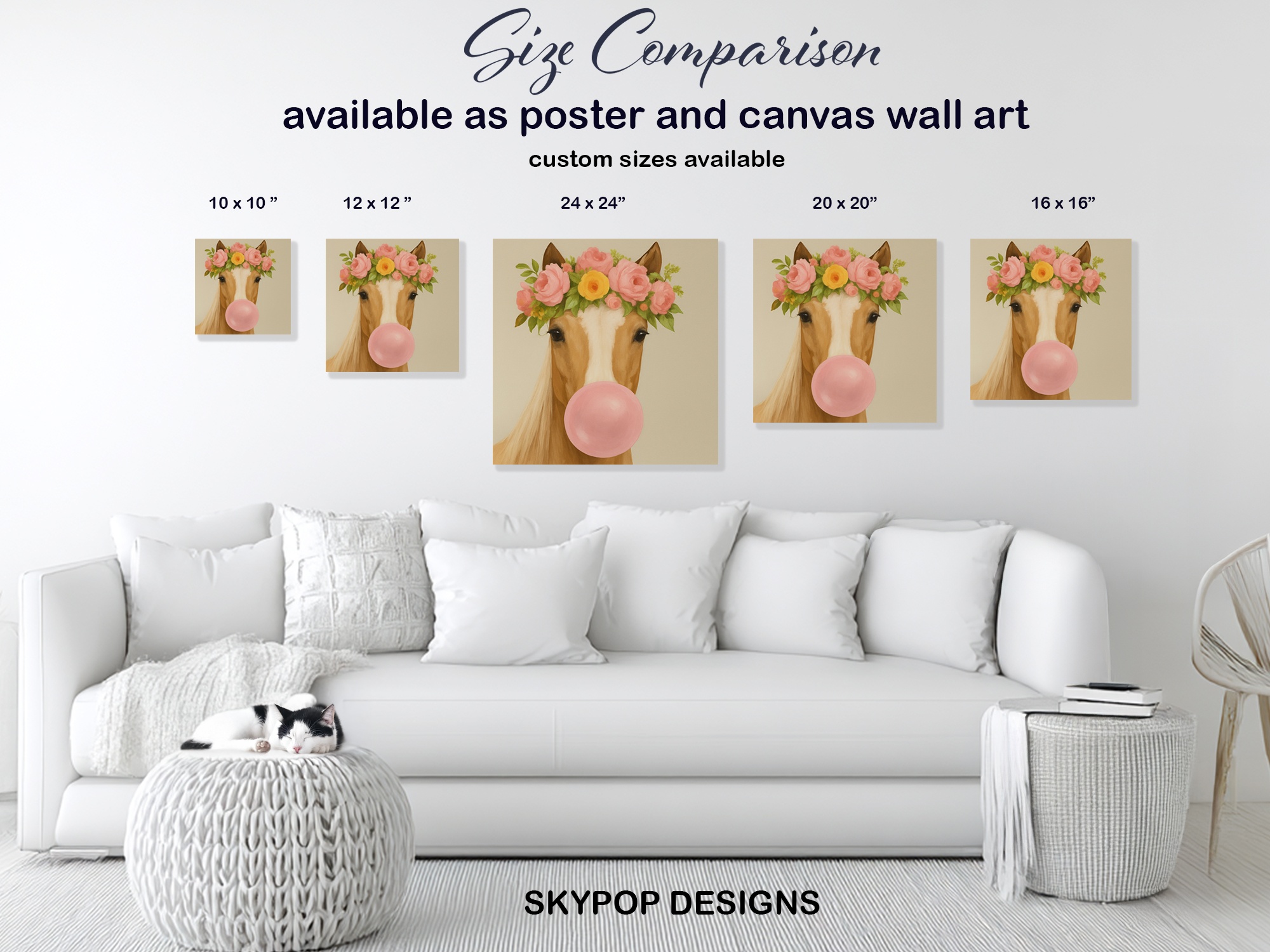 7.jpg Horse Bubble Gum Art