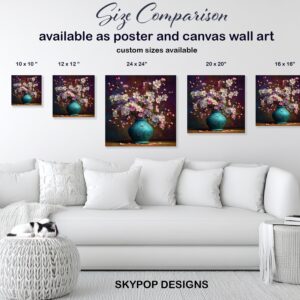 Cherry Blossom Vase Art