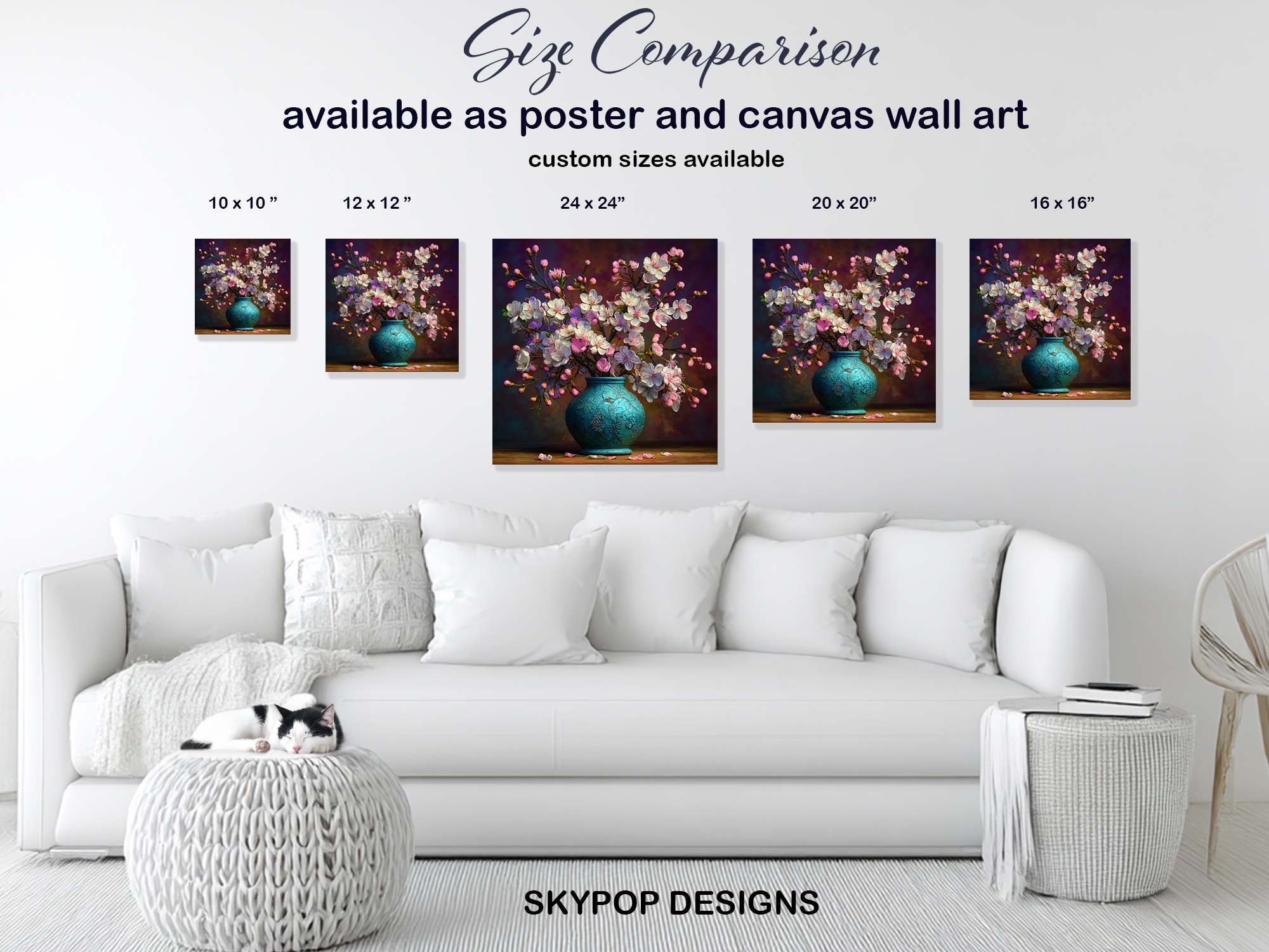 7.jpg Cherry Blossom Vase Art