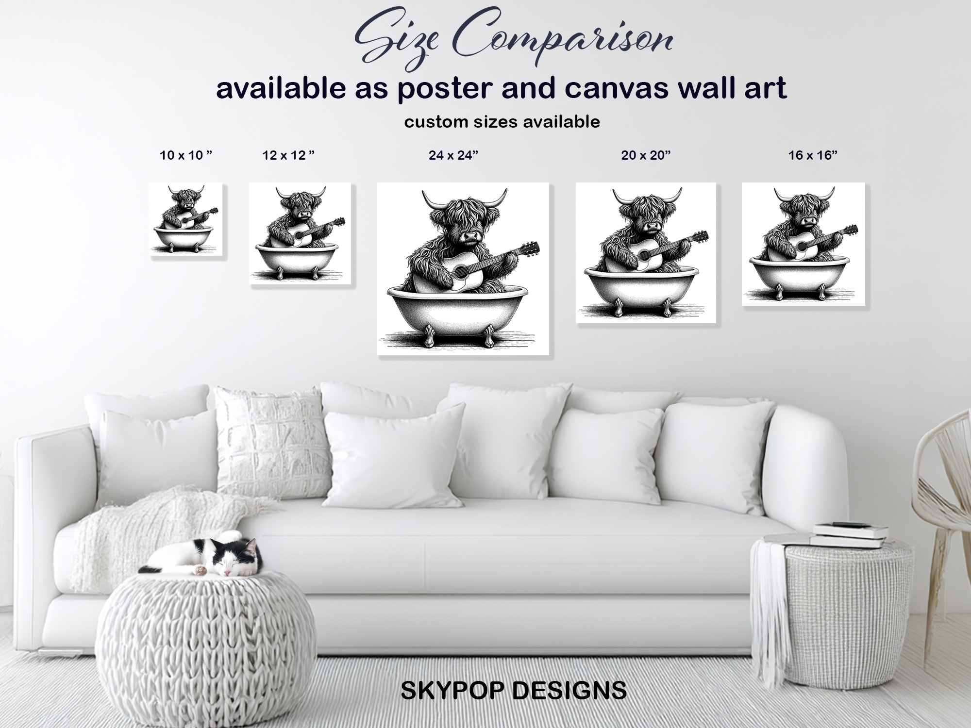 7.jpg Highland Cow Art