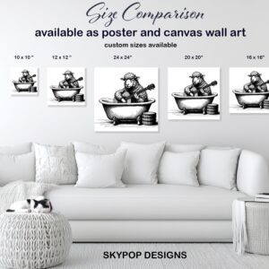 Sheep Guitar Art