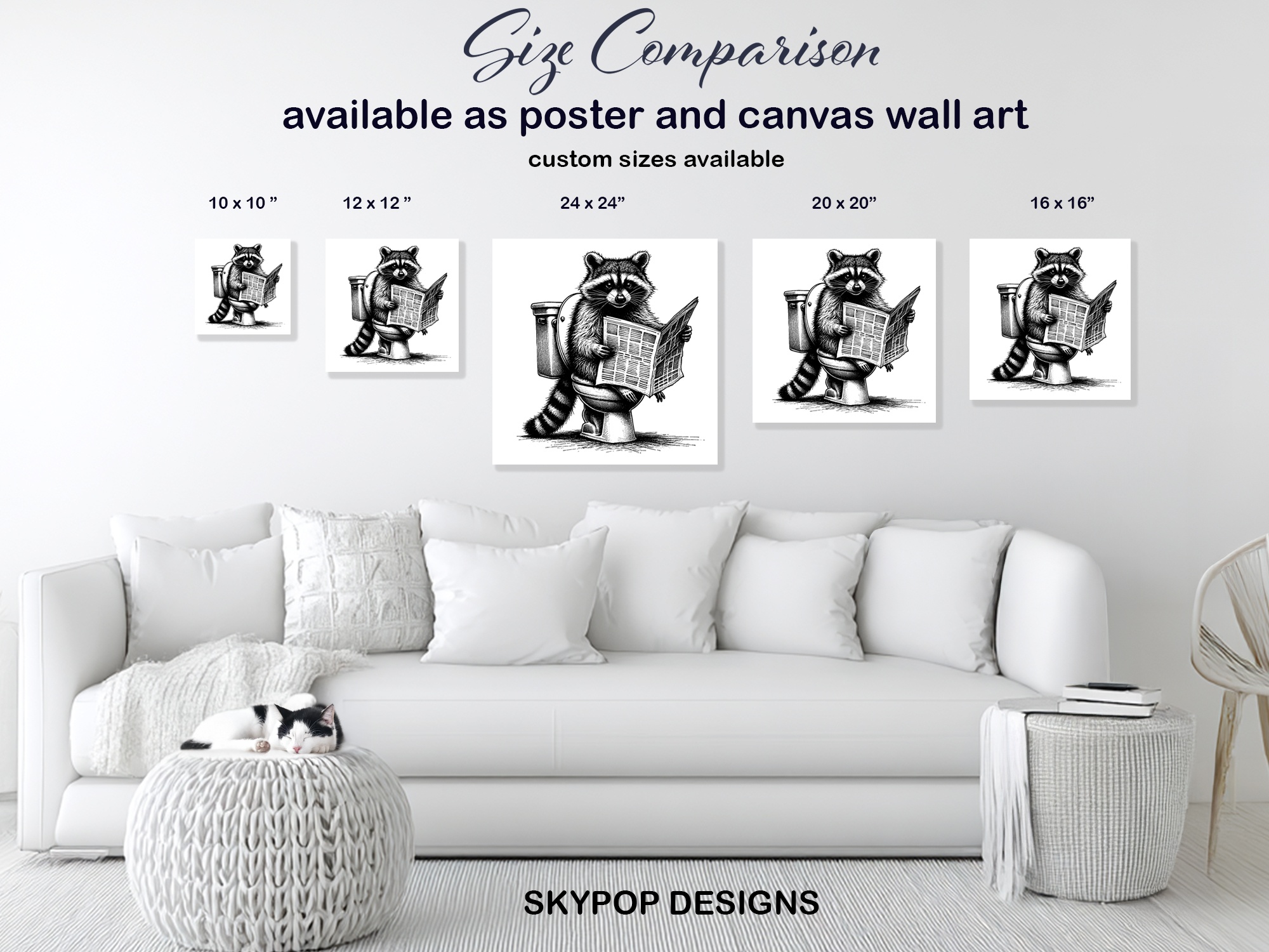 7.jpg Raccoon Art