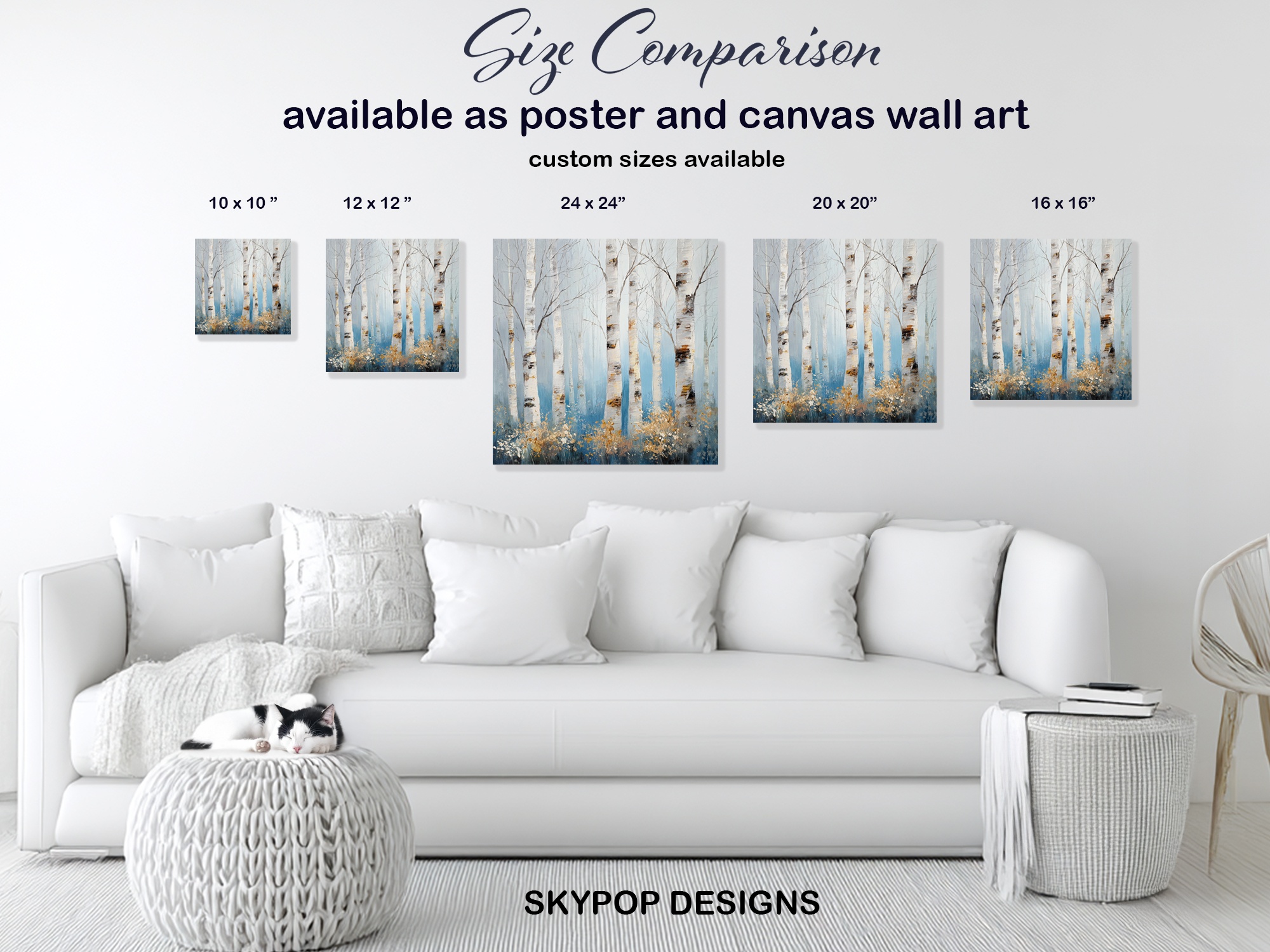 7.jpg Birch Tree Forest Art