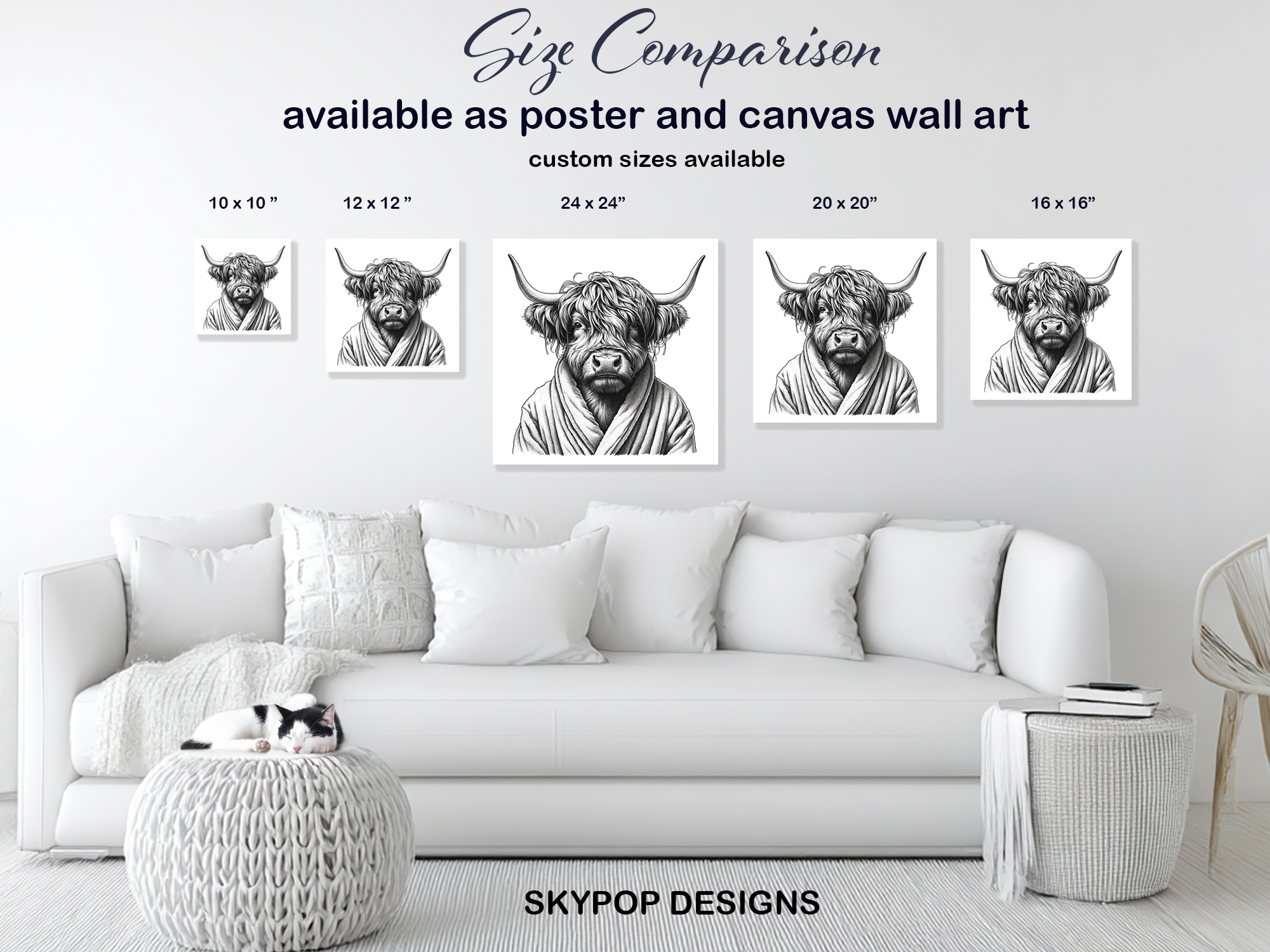 7.jpg Highland Cow Art